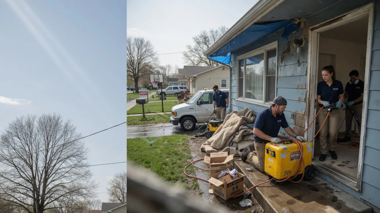 Basement Flood Cleanup in Eldorado, IL near me